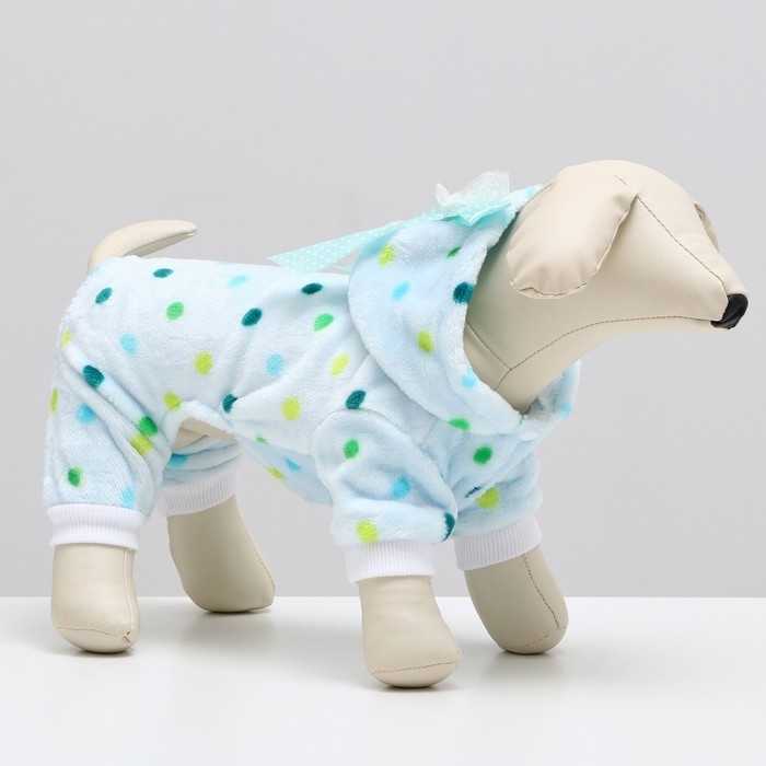 Комбинезон Комбинезон "Конфетка", размер XL, голубой (ДС 27, ОШ 32, ОГ 40 см)