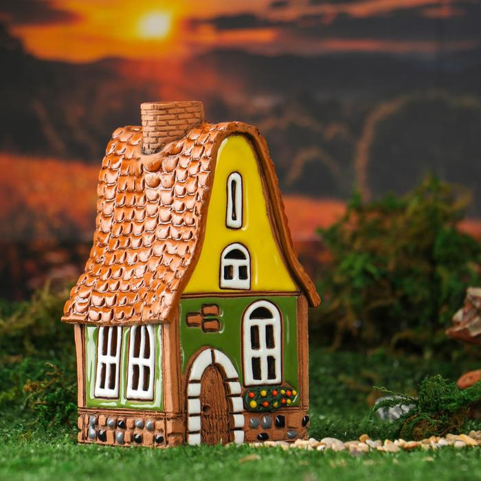 Аромалампа Домик «Колокольчик», ручная работа, микс, 16 см Аромалампа Домик «Колокольчик», ручная работа, микс, 16 см