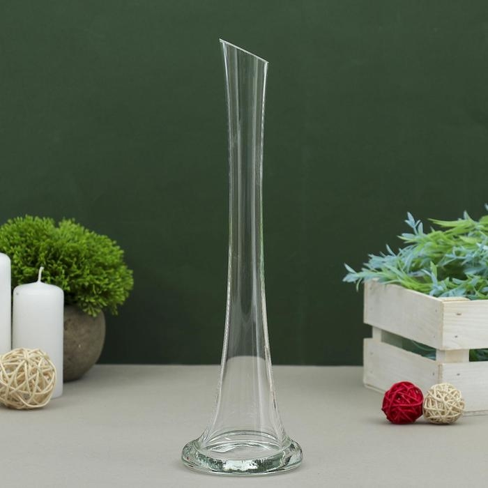 Ваза  Ваза "Фристайл" м-1 30х9 см, d=2,5см v=0,13л  2453