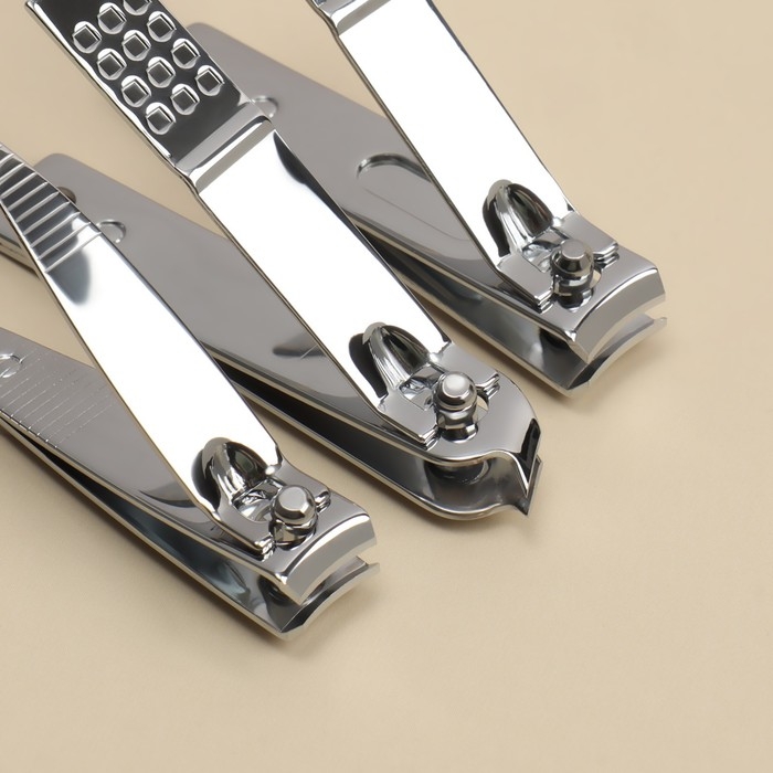 Набор маникюрный «Малина», 9 предметов, в футляре, цвет коралловый Набор маникюрный «Малина», 9 предметов, в футляре, цвет коралловый