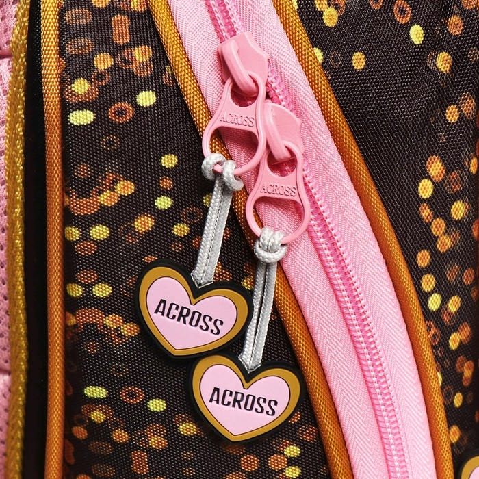 Рюкзак каркасный 35 х 28 х 15 см, Across 392, фиолетовый/розовый Рюкзак каркасный 35 х 28 х 15 см, Across 392, фиолетовый/розовый