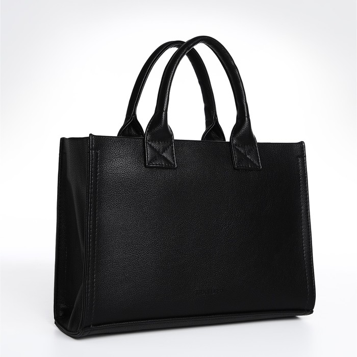 Сумка женская TEXTURA, тоут, средний размер, цвет чёрный Сумка женская TEXTURA, тоут, средний размер, цвет чёрный