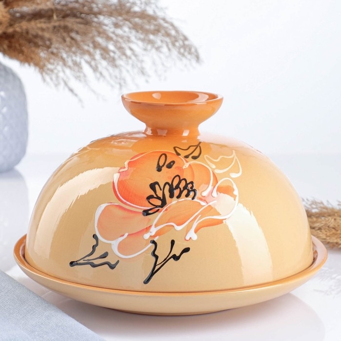 Блинница - хлебница  Блинница - хлебница "Застолье" 1,8л / 15х24см, мак бежевый