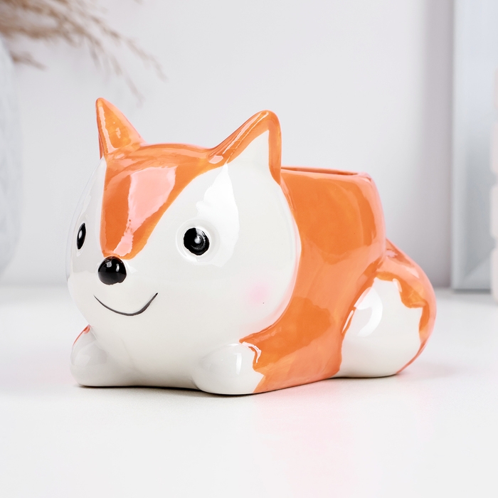 Кашпо  Кашпо "Лиса Алиса" 14х9х8см