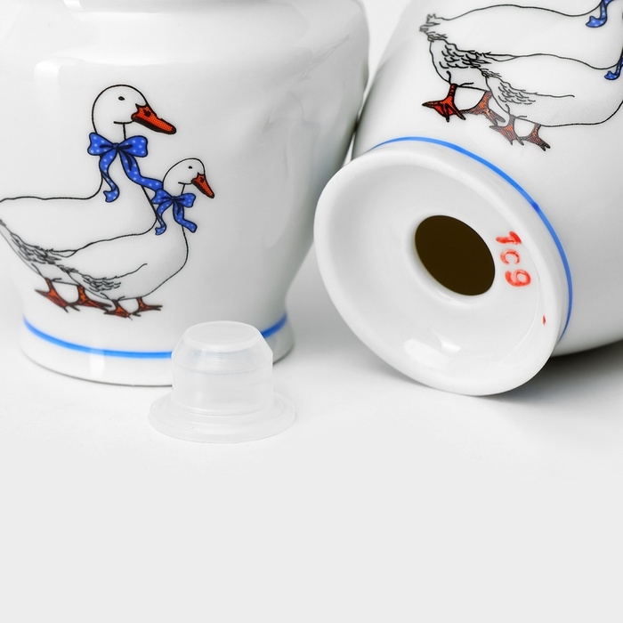 Сервиз фарфоровый столовый &laquo;Гуси&raquo;, 48 предметов