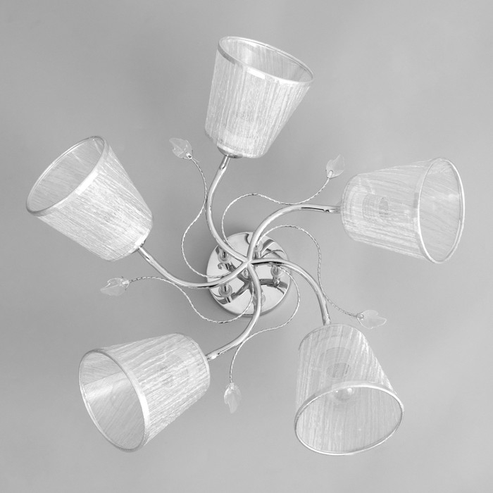 Люстра Люстра "Бетти" 5х40вт Е27 Хром 50х50х24см