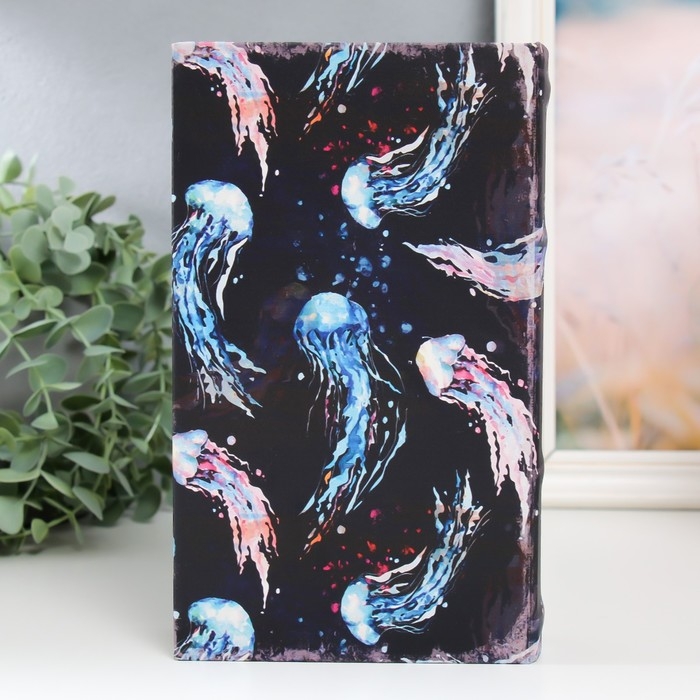 Сейф-книга дерево кожзам Сейф-книга дерево кожзам "Медузы" 21х13х5 см