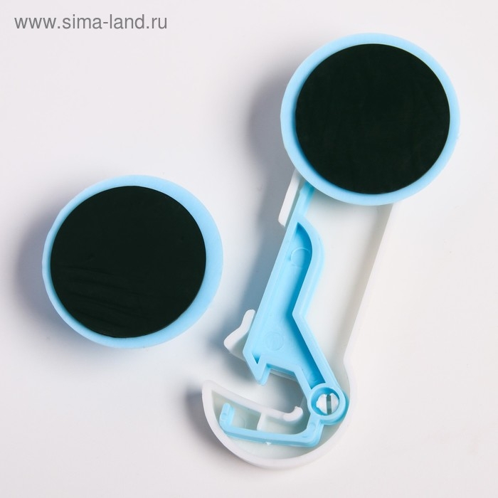 Набор блокираторов для дверей и ящиков, 2 шт., цвет белый/голубой, Крошка Я Набор блокираторов для дверей и ящиков, 2 шт., цвет белый/голубой, Крошка Я