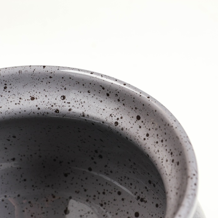 Горшок керамический для запекания №10, 1,3л / 16х13см, туман Горшок керамический для запекания №10, 1,3л / 16х13см, туман