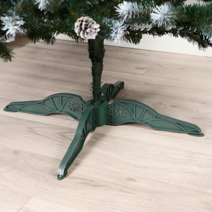 Ёлка искусственная Ёлка искусственная "Таёжная Элитная Белоснежная"(с шишками) 220 см