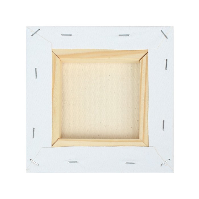 Холст на подрамнике, 15 х 15 см, 100%, хлопок, 380 г/м2, среднее зерно, ЗХК Холст на подрамнике, 15 х 15 см, 100%, хлопок, 380 г/м2, среднее зерно, ЗХК "Сонет", E5305-B-15x15