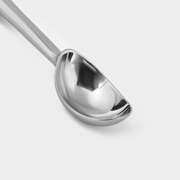 Ложка для мороженого Доляна «Идея», 17×4×2,3 см, нержавеющая сталь Ложка для мороженого Доляна «Идея», 17×4×2,3 см, нержавеющая сталь