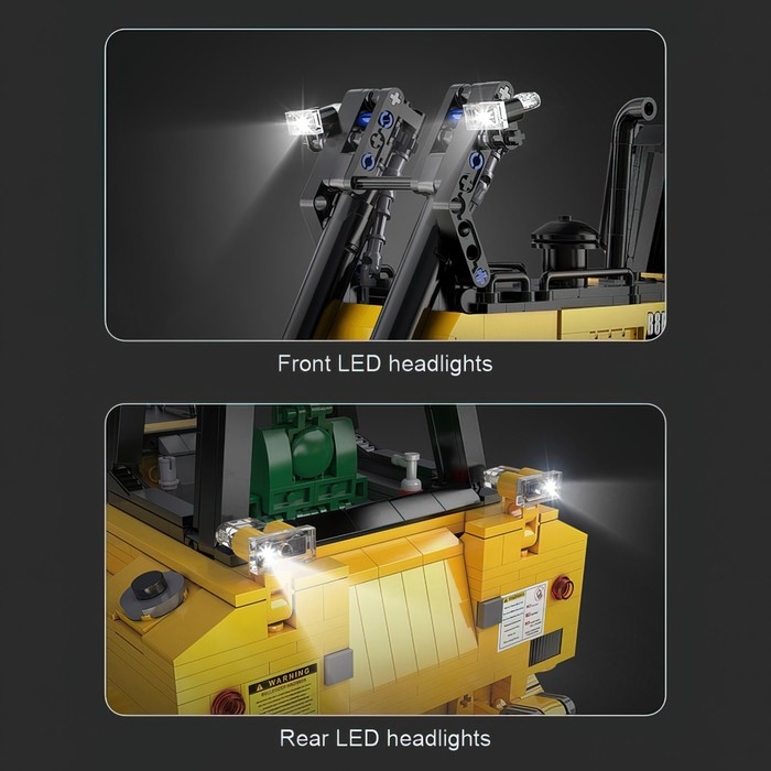 Конструктор радиоуправляемый «Строительный бульдозер», 2826 деталей, масштаб 1:17 Конструктор радиоуправляемый «Строительный бульдозер», 2826 деталей, масштаб 1:17