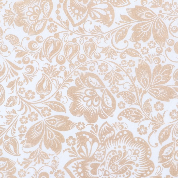 Бумага силиконизированная «Хохлома»,  хохлома, 0,38 х 5 м Бумага силиконизированная «Хохлома»,  хохлома, 0,38 х 5 м