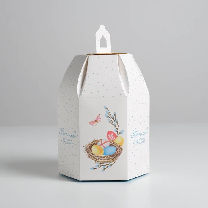 Коробка кондитерская складная, упаковка «Светлая Пасха», 16,5 х 14,5 х 21 см Коробка кондитерская складная, упаковка «Светлая Пасха», 16,5 х 14,5 х 21 см