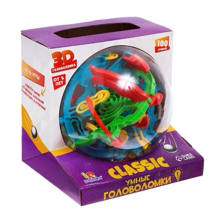 Шар-головоломка «Лабиринтус», 100 уровней Шар-головоломка «Лабиринтус», 100 уровней