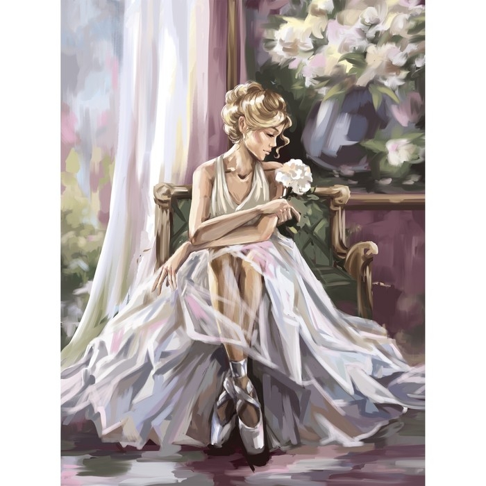 Картина по номерам в тубусе «Балерина», 30 х 40 см Картина по номерам в тубусе «Балерина», 30 х 40 см