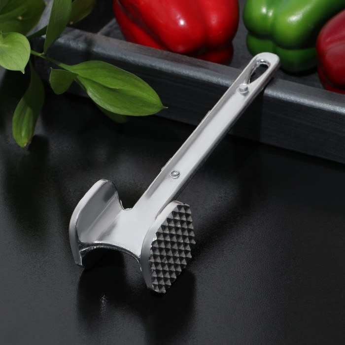 Молоток для мяса Доляна «Хозяин», 19,5 см, цвет серый Молоток для мяса Доляна «Хозяин», 19,5 см, цвет серый