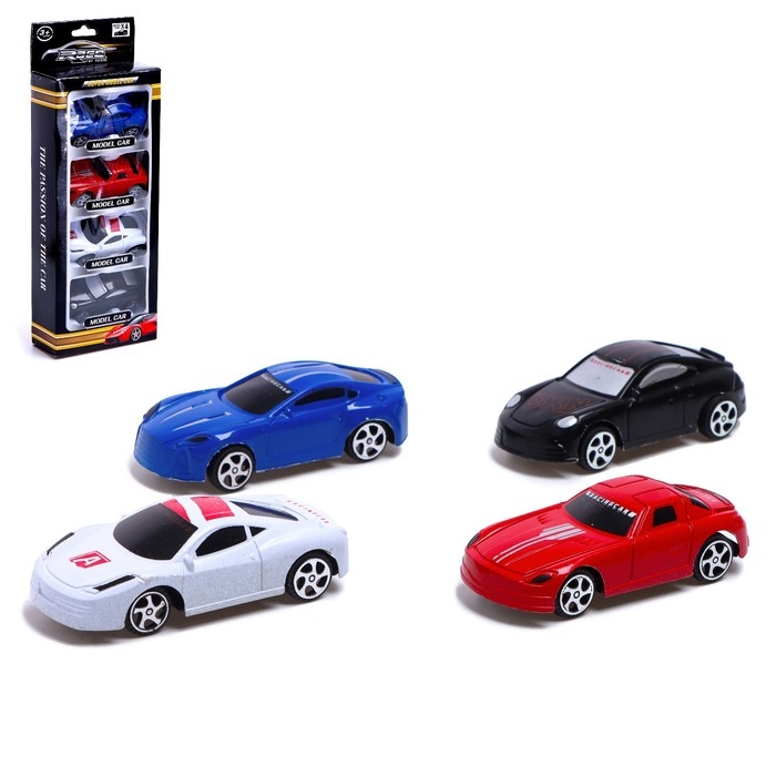 Машина «Супергонщик», набор 4 штуки Машина «Супергонщик», набор 4 штуки