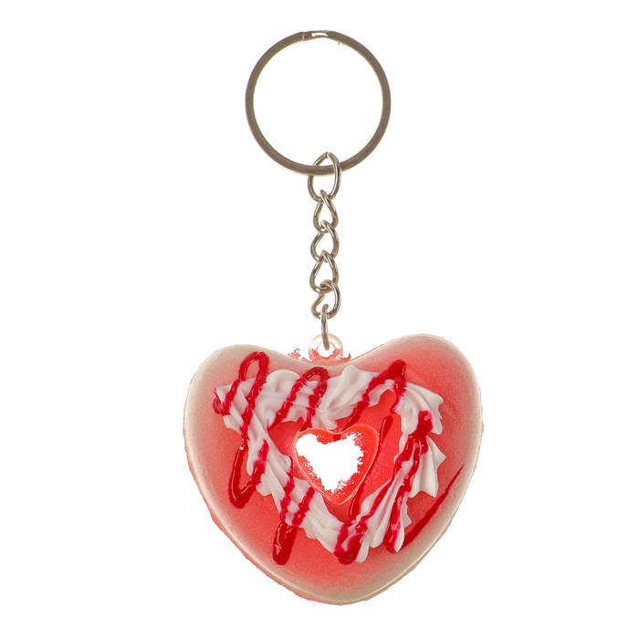 Мялка-сквиш «Сердечко», на брелоке, цвета МИКС Мялка-сквиш «Сердечко», на брелоке, цвета МИКС