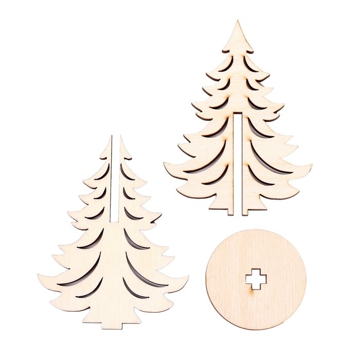 Модель из дерева «Ёлка сборная №5» Модель из дерева «Ёлка сборная №5»