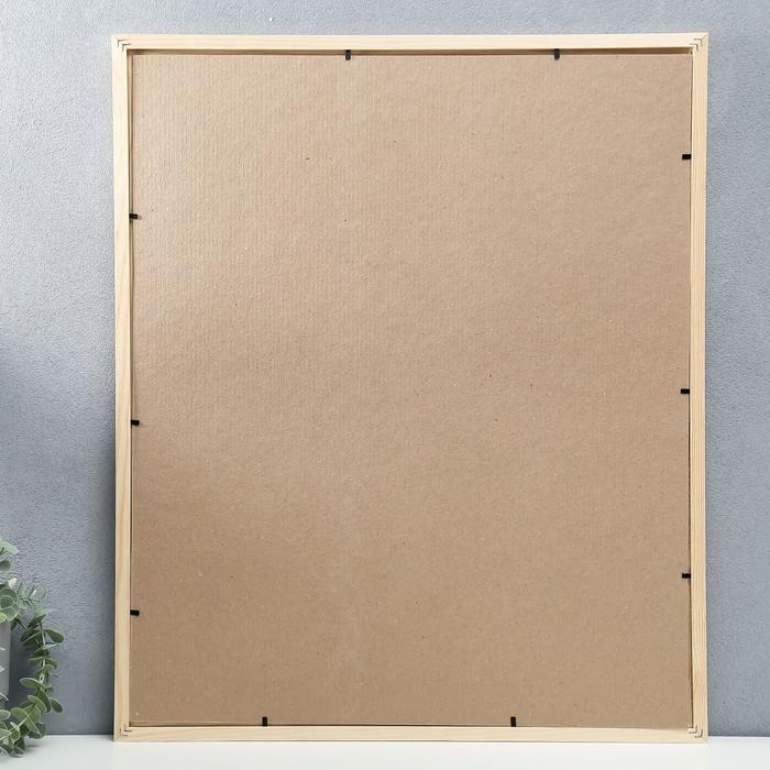 Фоторамка 50х60 см белое дерево № 5 Фоторамка 50х60 см белое дерево № 5