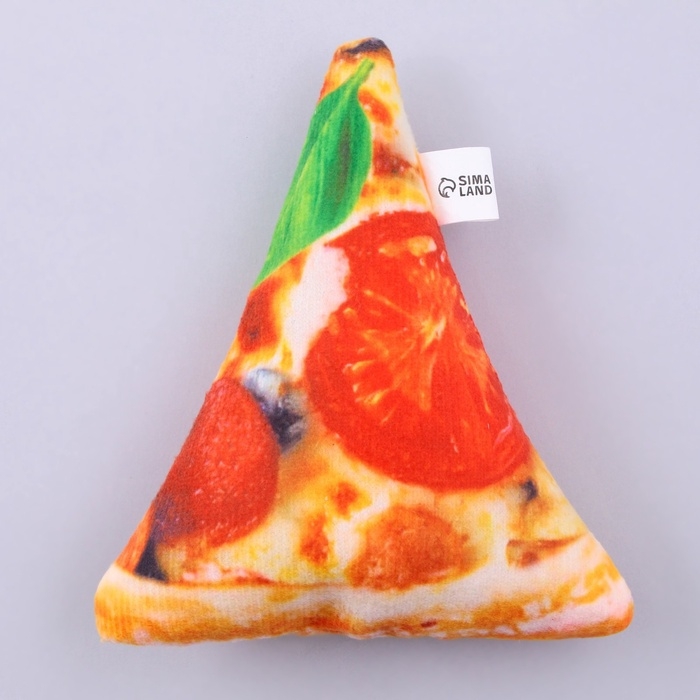 Игрушка для собак с пищалкой «Пицца» из текстиля, 11,5 х 14 см Игрушка для собак с пищалкой «Пицца» из текстиля, 11,5 х 14 см