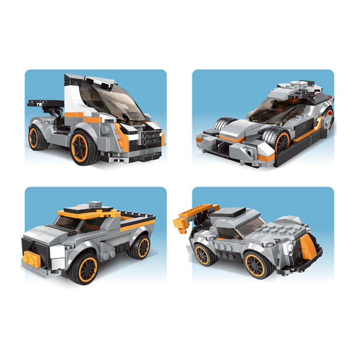 Конструктор блочный «Кабриолет», 20 вариантов сборки, 233 детали Конструктор блочный «Кабриолет», 20 вариантов сборки, 233 детали