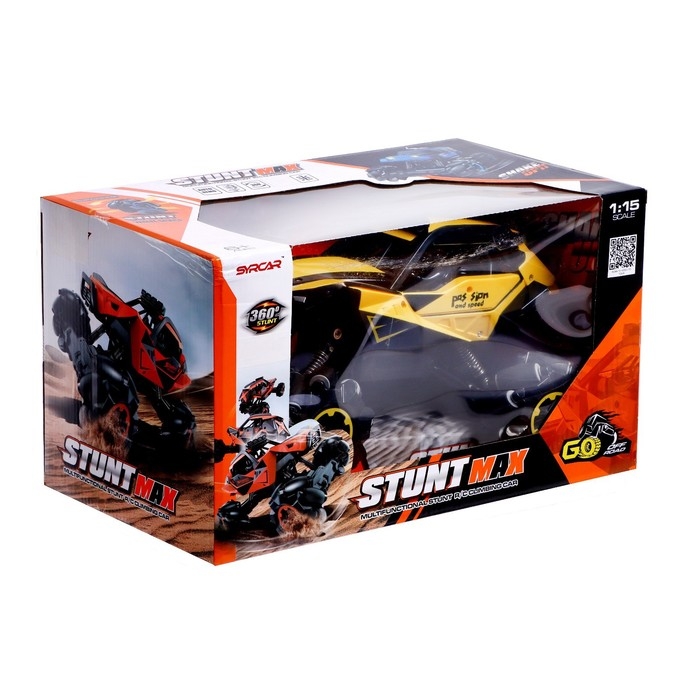 Машина радиоуправляемая «Джип-акробат», 4WD полный привод, движение во всех направлениях, цвет желтый Машина радиоуправляемая «Джип-акробат», 4WD полный привод, движение во всех направлениях, цвет желтый