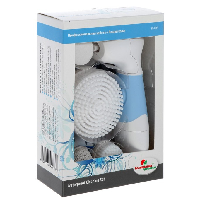 Прибор для ухода за лицом SR-03A, влагостойкий, чистка и пилинг, 4 х АА, белый Прибор для ухода за лицом SR-03A, влагостойкий, чистка и пилинг, 4 х АА, белый
