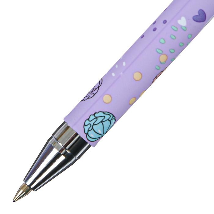 Ручка шариковая HappyWrite Ручка шариковая HappyWrite "My Sweet.Зефирки", 0,5 мм, синие чернила