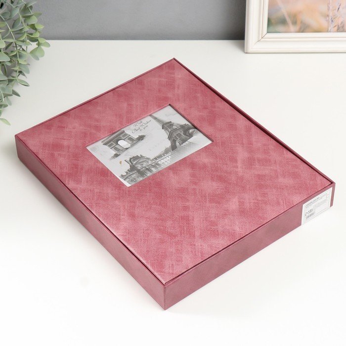 Фотоальбом на 200 фото 15х20 см + 1 ф 10х15 см Фотоальбом на 200 фото 15х20 см + 1 ф 10х15 см "Штрихи" МИКС 33,5х27,5х4 см