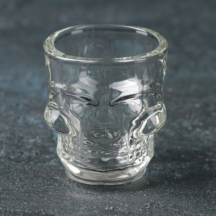 Стопка стеклянная «Череп. Хэллоуин», 50 мл Стопка стеклянная «Череп. Хэллоуин», 50 мл