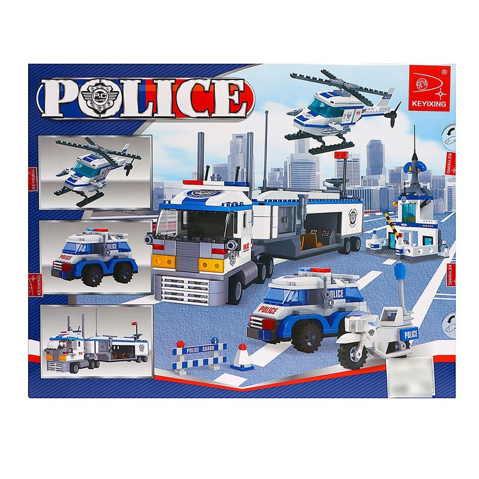 Конструктор «Полицейский пост», 779 деталей Конструктор «Полицейский пост», 779 деталей