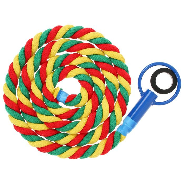 Канат для лазания, заливной, длина 2,5 м, цвета МИКС Канат для лазания, заливной, длина 2,5 м, цвета МИКС