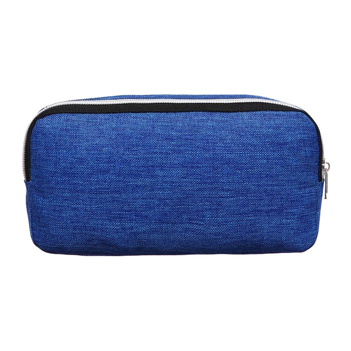 Пенал мягкий 3 отделения, 130 х 210 х 100 мм, объёмный, Calligrata, синий Пенал мягкий 3 отделения, 130 х 210 х 100 мм, объёмный, Calligrata, синий