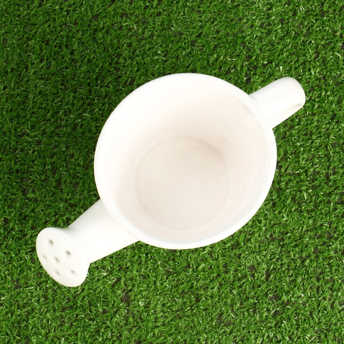 Кашпо Кашпо "Лейка Элегант" белое, 12х20х10см