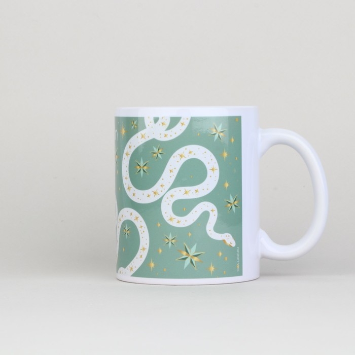 Новый год. Кружка белая керамическая «Время чудес», 320 мл