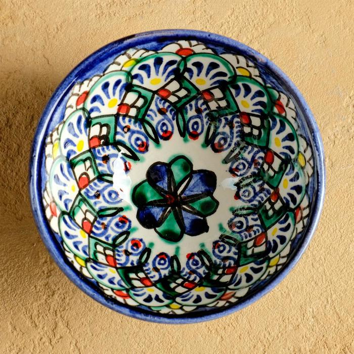 Набор пиал Риштанская Керамика 9,5см, 3шт подар упак Набор пиал Риштанская Керамика 9,5см, 3шт подар упак