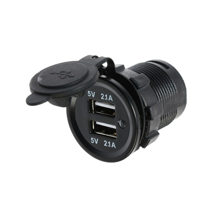 Разветвитель USB, 5 В, 2.1 А, встраиваемый Разветвитель USB, 5 В, 2.1 А, встраиваемый