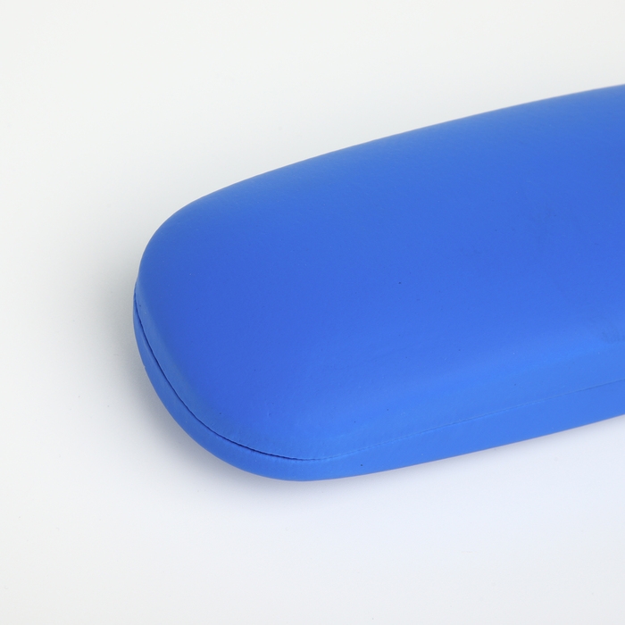 Футляр для очков на хлопушке, длина 16 см, цвет синий Футляр для очков на хлопушке, длина 16 см, цвет синий