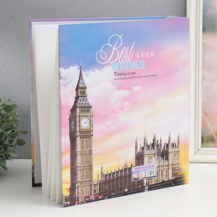 Фотоальбом на 500 фото 10х15 см Фотоальбом на 500 фото 10х15 см "Достопримечательности" в коробке МИКС 33,5х30,2х5,7 см