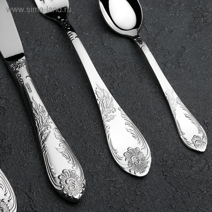 Набор столовых приборов «Императорский», 24 предмета, декоративная коробка Набор столовых приборов «Императорский», 24 предмета, декоративная коробка