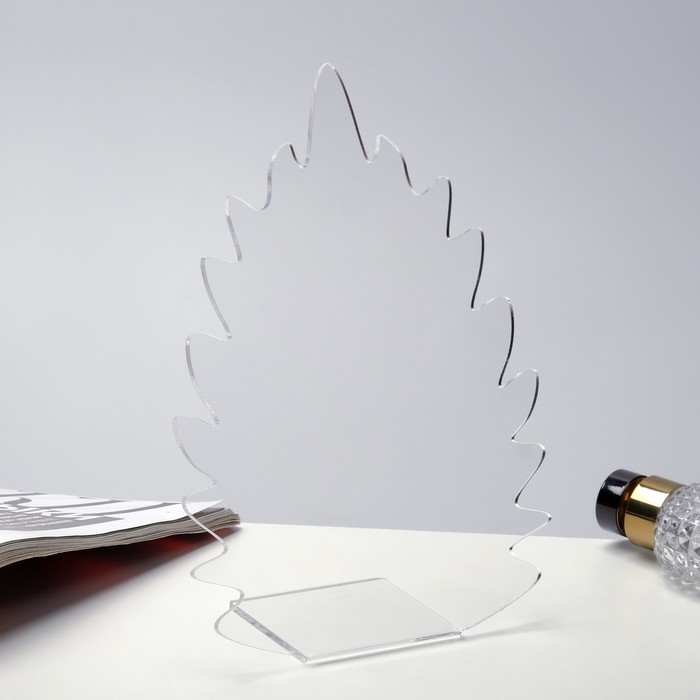 Подставка для кулонов, цепочек, браслетов «Листочек» 16×6×22 см, оргстекло 3 мм, В ЗАЩИТНОЙ ПЛЁНКЕ Подставка для кулонов, цепочек, браслетов «Листочек» 16×6×22 см, оргстекло 3 мм, В ЗАЩИТНОЙ ПЛЁНКЕ