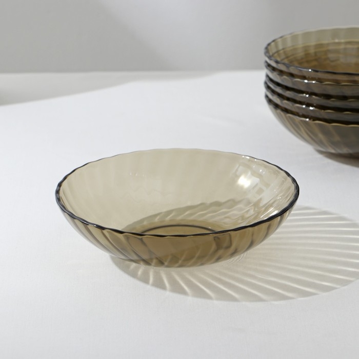 Набор столовый Elica, 44 предмета, стеклянный, дымка Набор столовый Elica, 44 предмета, стеклянный, дымка