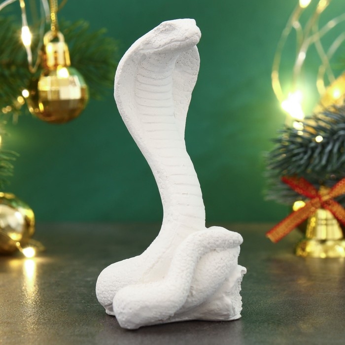 Новый год. Символ 2025. Фигура для раскраски  Новый год. Символ 2025. Фигура для раскраски "Змея Серафима" 10х6х6см