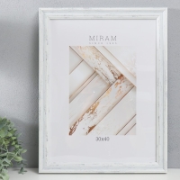 Фоторамка пластик "МИРАМ" 30х40 см, 653162-15 (пластиковый экран)