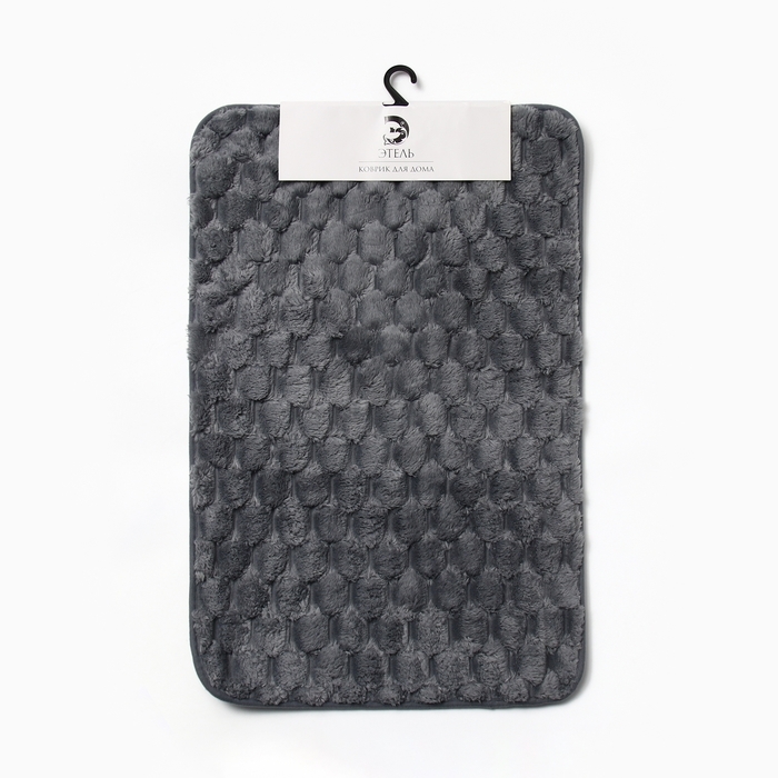 Коврик для ванной Этель Коврик для ванной Этель "Ромбы", цв. серый, 50х80 см