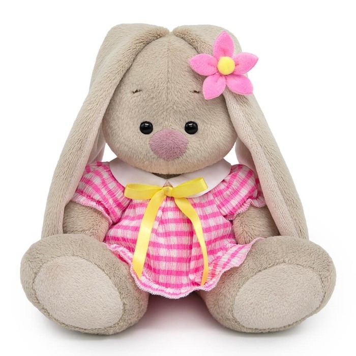 Мягкая игрушка «Зайка Ми», в платье из жатой ткани, 15 см Мягкая игрушка «Зайка Ми», в платье из жатой ткани, 15 см