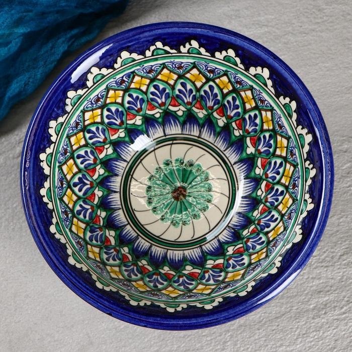 Коса Риштанская Керамика  Коса Риштанская Керамика "Узоры", 18 см, большая, микс